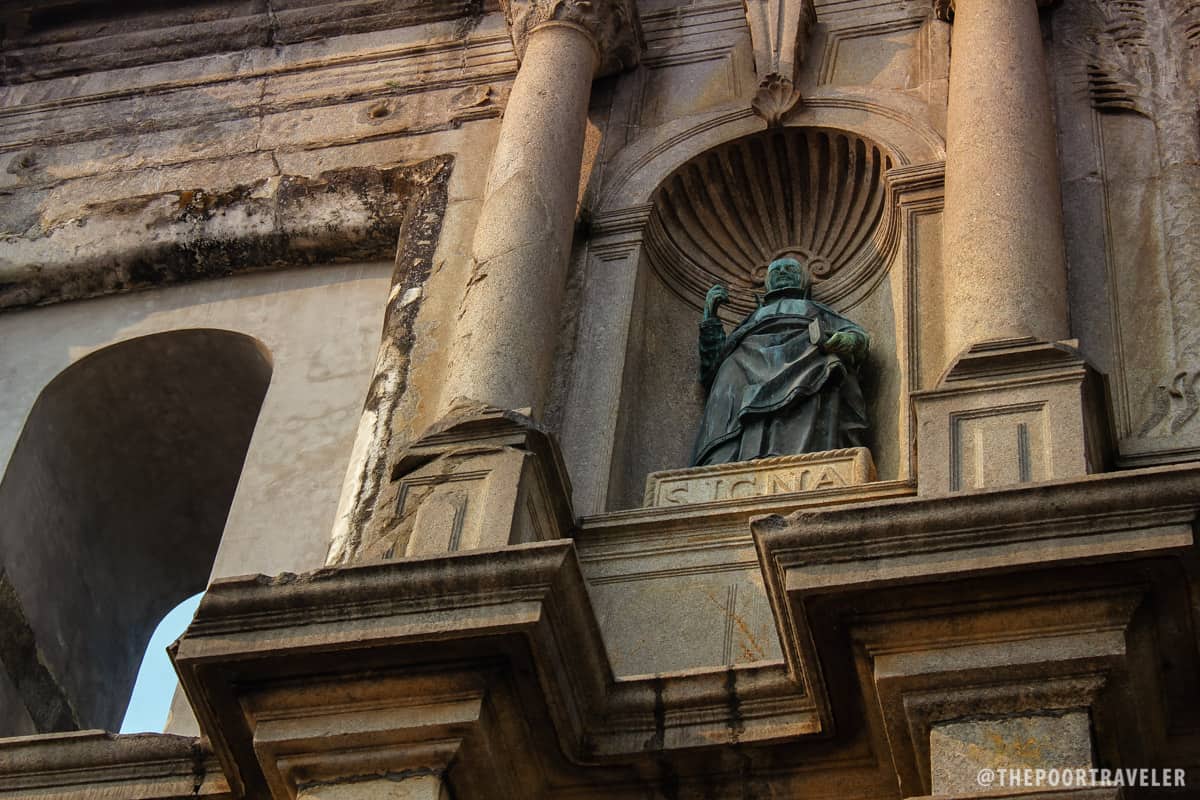 architecture of st paul ruins macau