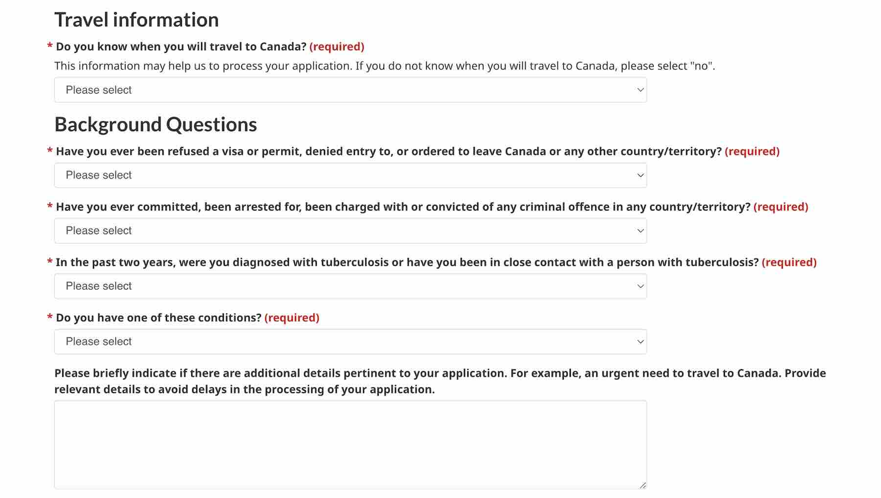 Canada eTA Travel Info